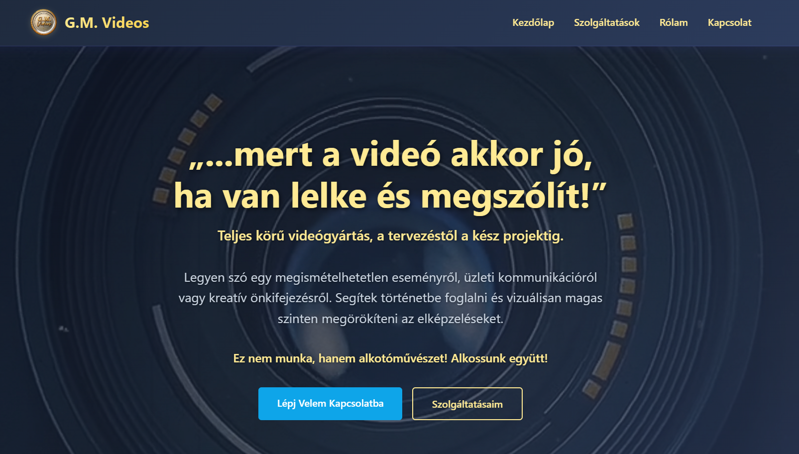 G.M. Videos - Weboldal