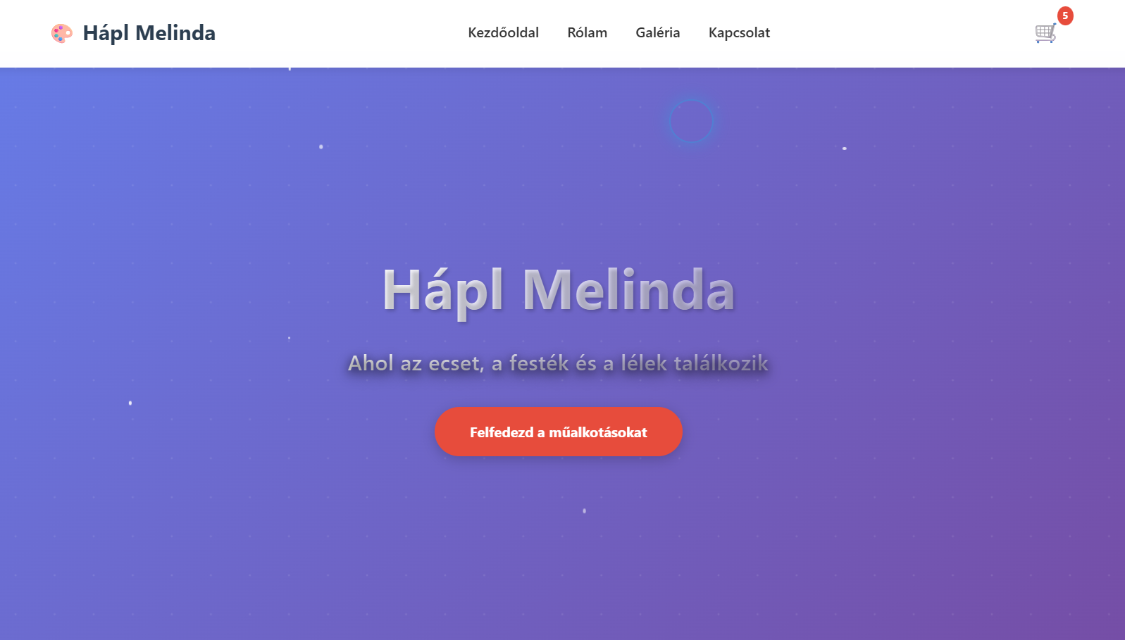 Hapl Melinda - Portfólió oldal